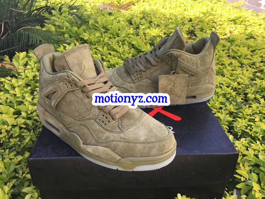 Kaws x Air Jordan 4 Dark Green